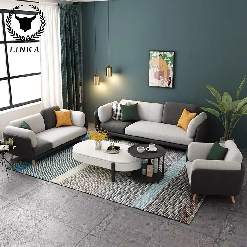 

Самый популярный современный облачный диван, секционный диван, мебель для гостиной, тканевые разделители, набор диванов на 7 мест