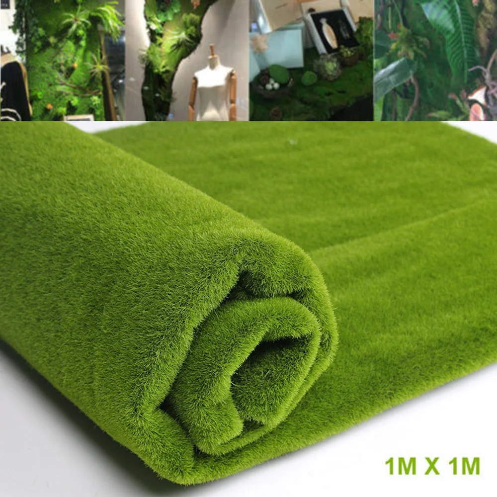 Искусственный Травяной коврик 100 см искусственная планшетовая ткань для сада