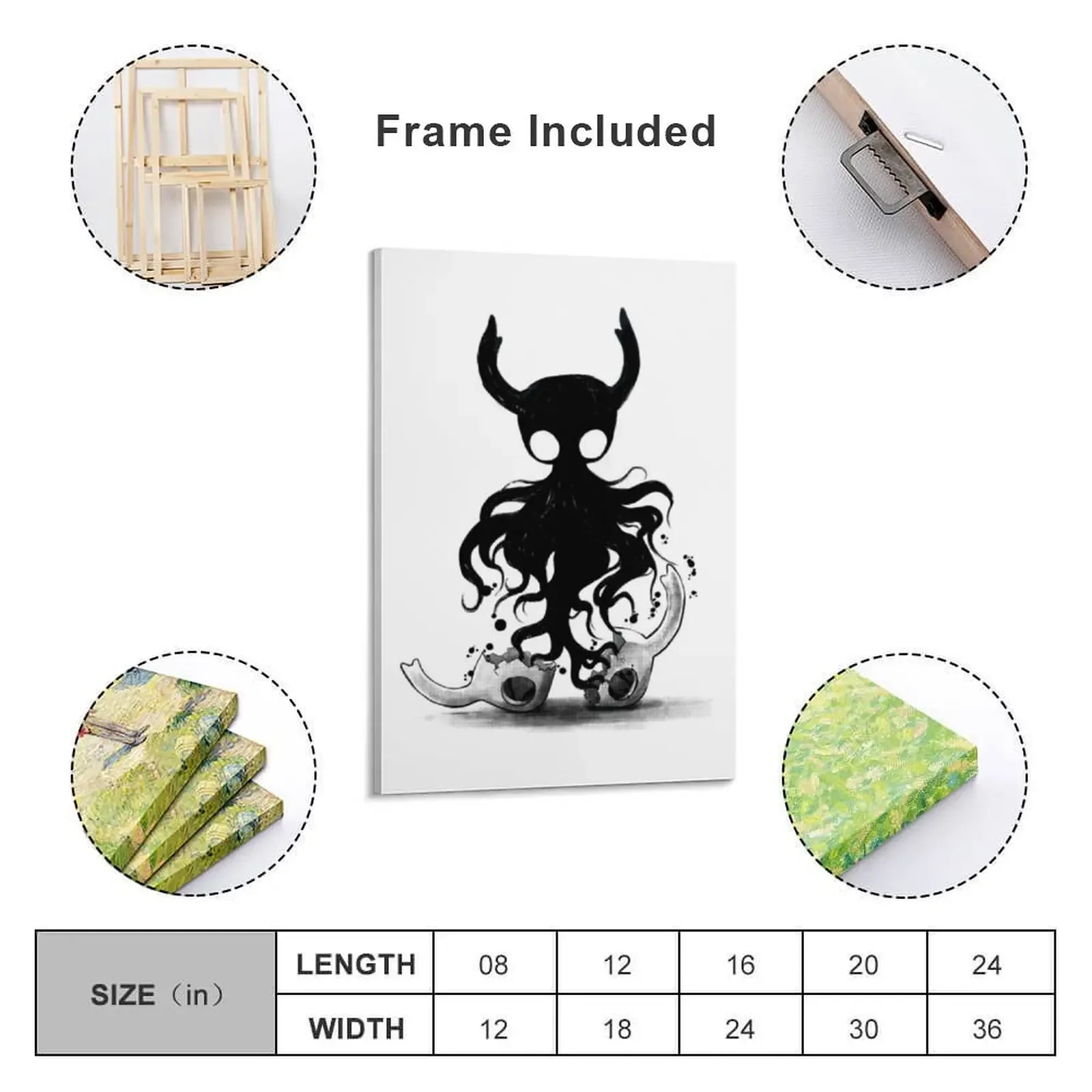 Полый рыцарь темный дух холст картина современное украшение для дома аниме декор