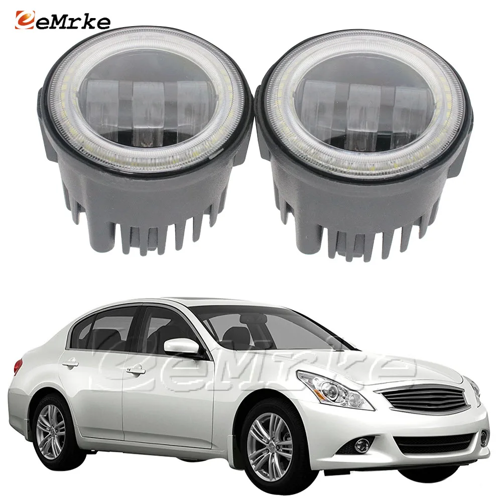 

Led Angel Eyes DRL for Infiniti G25 G25x G37 G V36 2010 2011 2012 2013 Q40 Fog Lights Headlight Daytime Running Lights Assembly