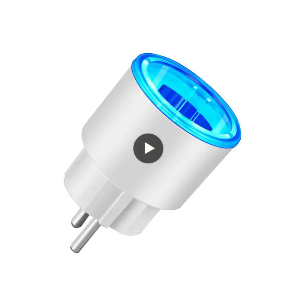 

Eu Plug 16a Power Monitor Rgb Socket Voice App Remote Control Mini Smart Socket Wifi Smart Plug Work With Alexa Google Home Tuya