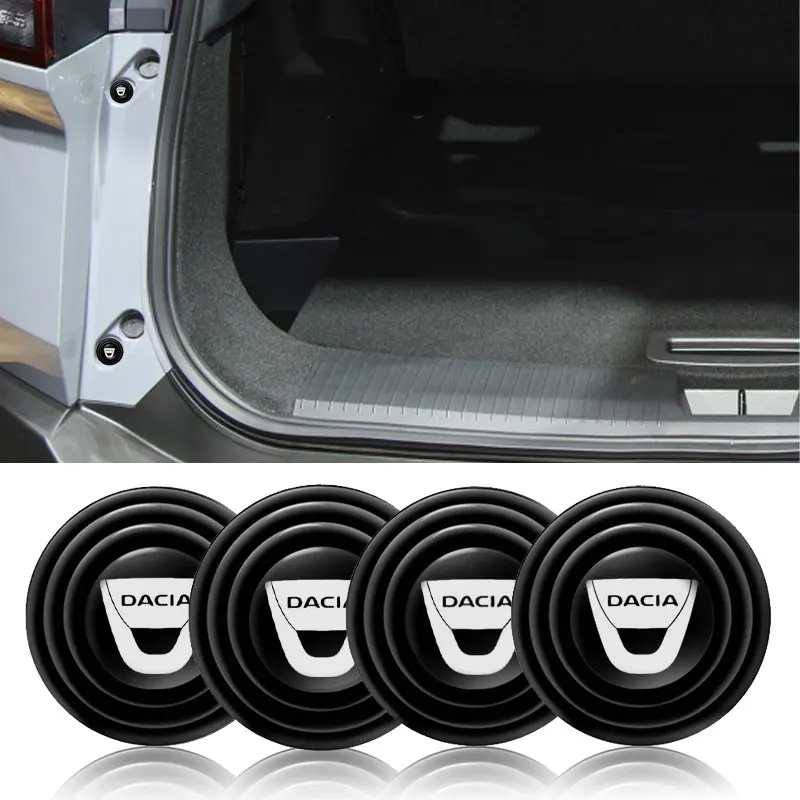 

Car styling Car Door Shock Anti-collision Silicone Pad Soundproof Buffer For Dacia Duster Logan MCV Sandero Stepway Dokker Lodgy