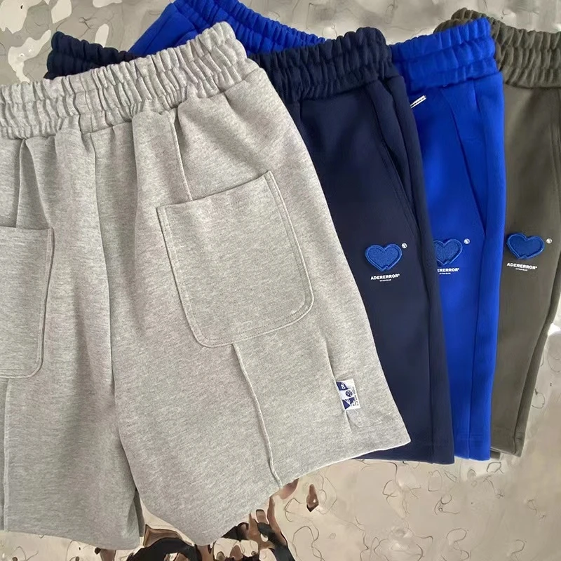 

Heart Embroidery Ader Error Fashion Shorts Men 1:1 Best Quality Adererror New Arrival Women Casual Shorts Mens Clothing