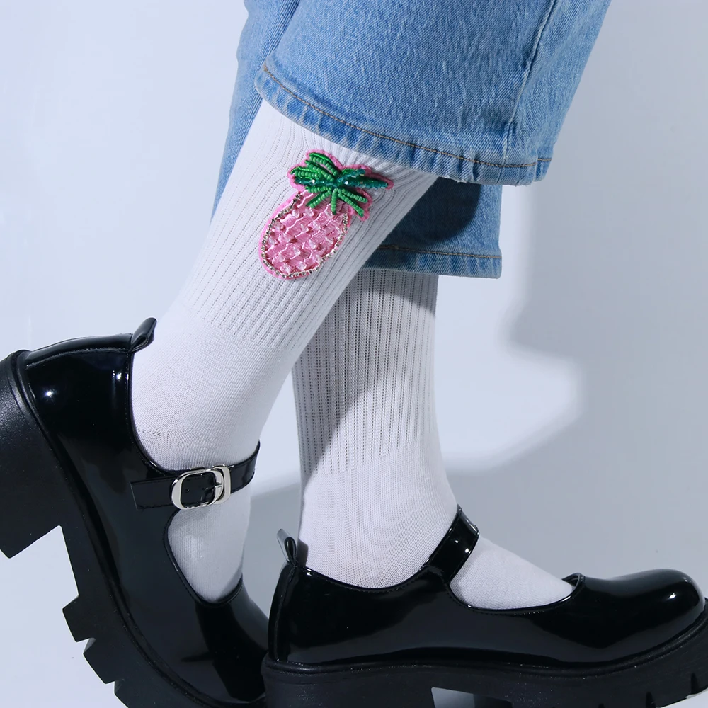 Женские носки средней длины дизайнерские модные уличные великолепные подарки