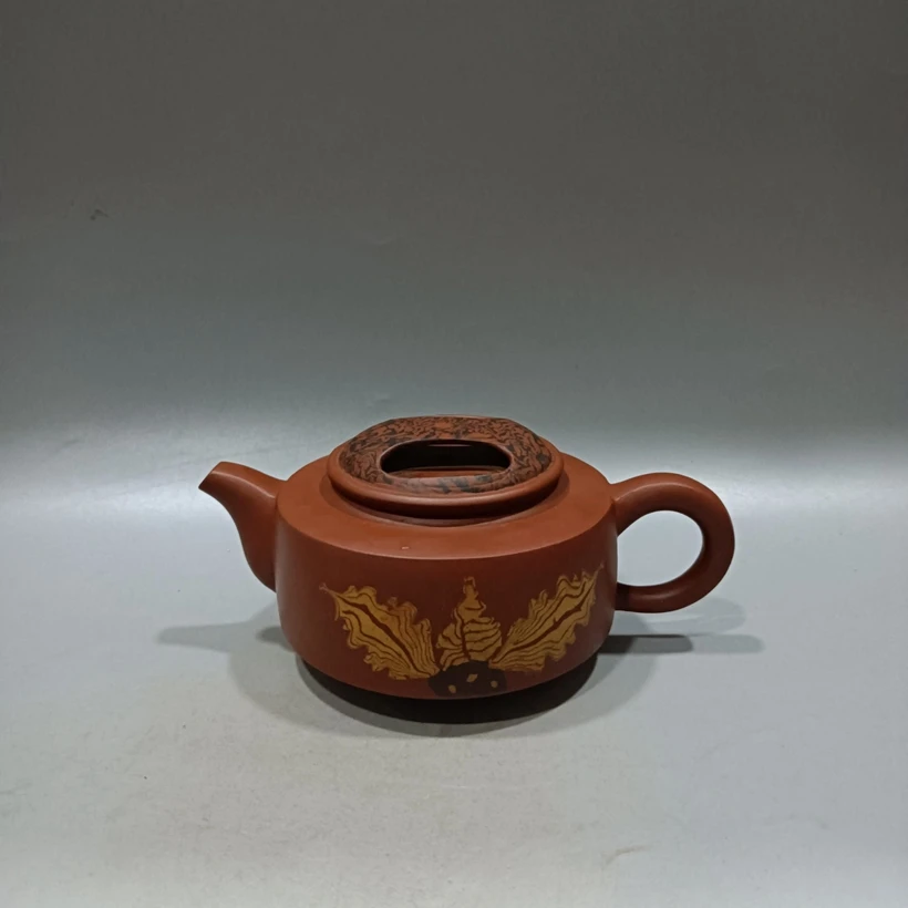 

Чайник из красной глины Yixing, Фиолетовый Глиняный Чайник Lu Yaochen 300 куб. См