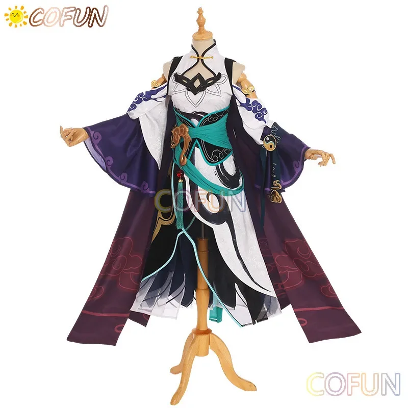 COFUN Fu Hua Косплей Игра Honkai Impact 3rd Gaun Mode Cantik Аниме Pakaian Bermain Peran Wanita Untuk Ukuran S-XL Baru