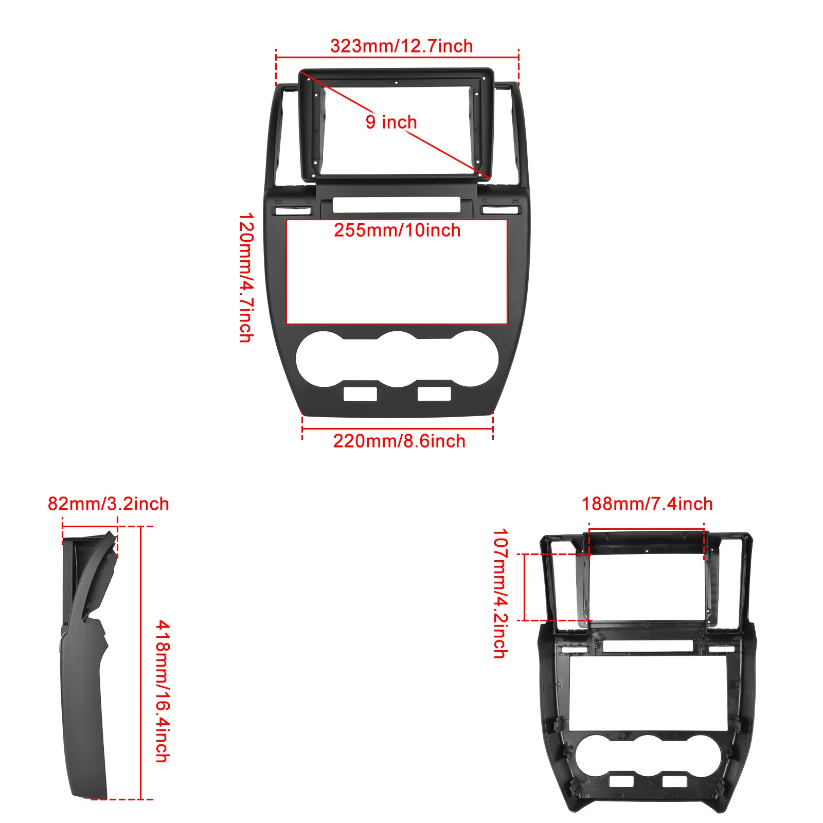 Android 14 для Land Rover Freelander 2 2006-2012 автомобильное радио 4G GPS Bluetooth Carplay мультимедийная