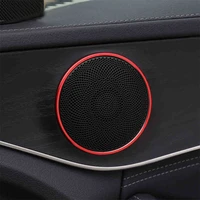 aluminium alloy car audio speaker car door loudspeaker trim ring cover for mercedes benz e c glc class w213 w205 x253