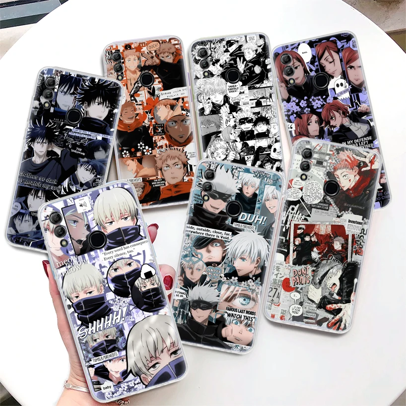 

Jujutsu Kaisen Anime Manga Coque Phone Case For Huawei Honor 8A 8S 8X 9X 10 Lite 9 20 Pro Y5 Y6 Y7 Y9S P Smart Z 2019 2021 Soft