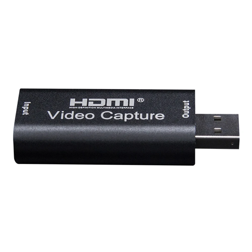 

New Video Capture Card USB HDMI Video Grabber Box for PS4 Game DVD Camcorder Camera Record Teaching Recording Live Streaming