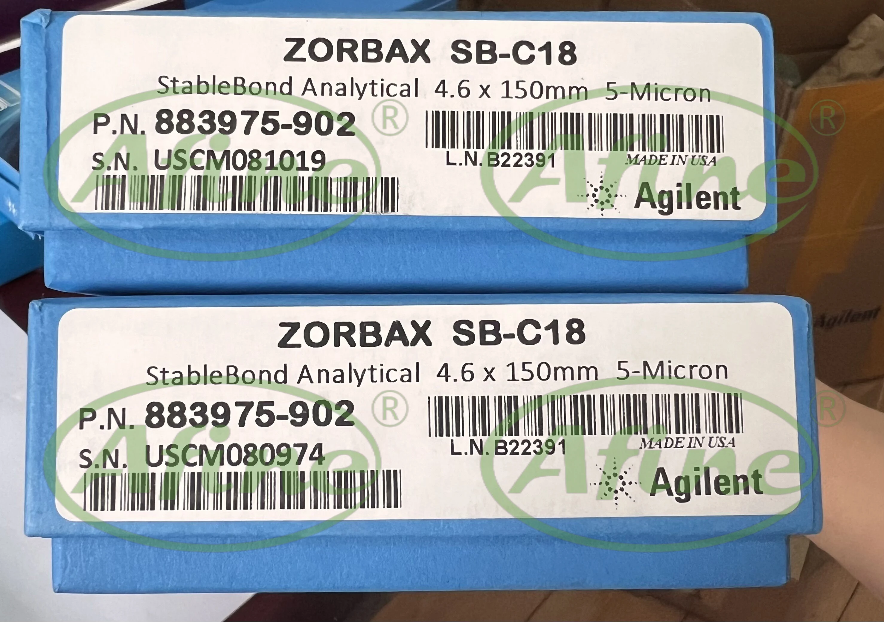 AFINE Agilent 883975 -902 Колонка ZORBAX StableBond C18 4 6 x 150 мм 5 мкм 400 бар