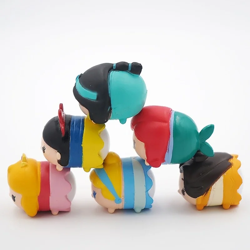 6 моделей/набор игрушечные фигурки принцессы Tsum |