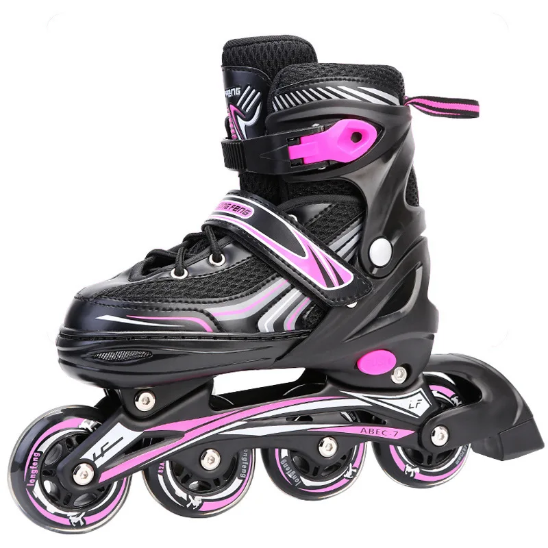 

Rollers For Children Skates Shoes For Inline Skating Roller Skate Shoes 4 Wheel Shoes With Wheels Patins Children's Skates