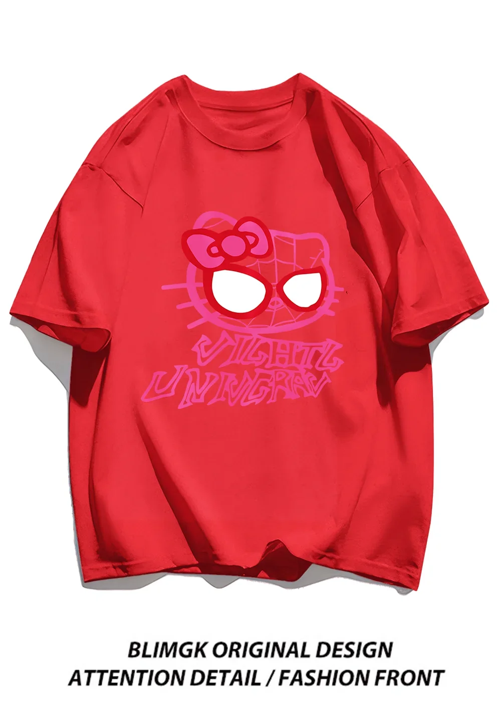 Женские Хлопковые Футболки С Мультяшным Принтом Свободный Топ Короткими