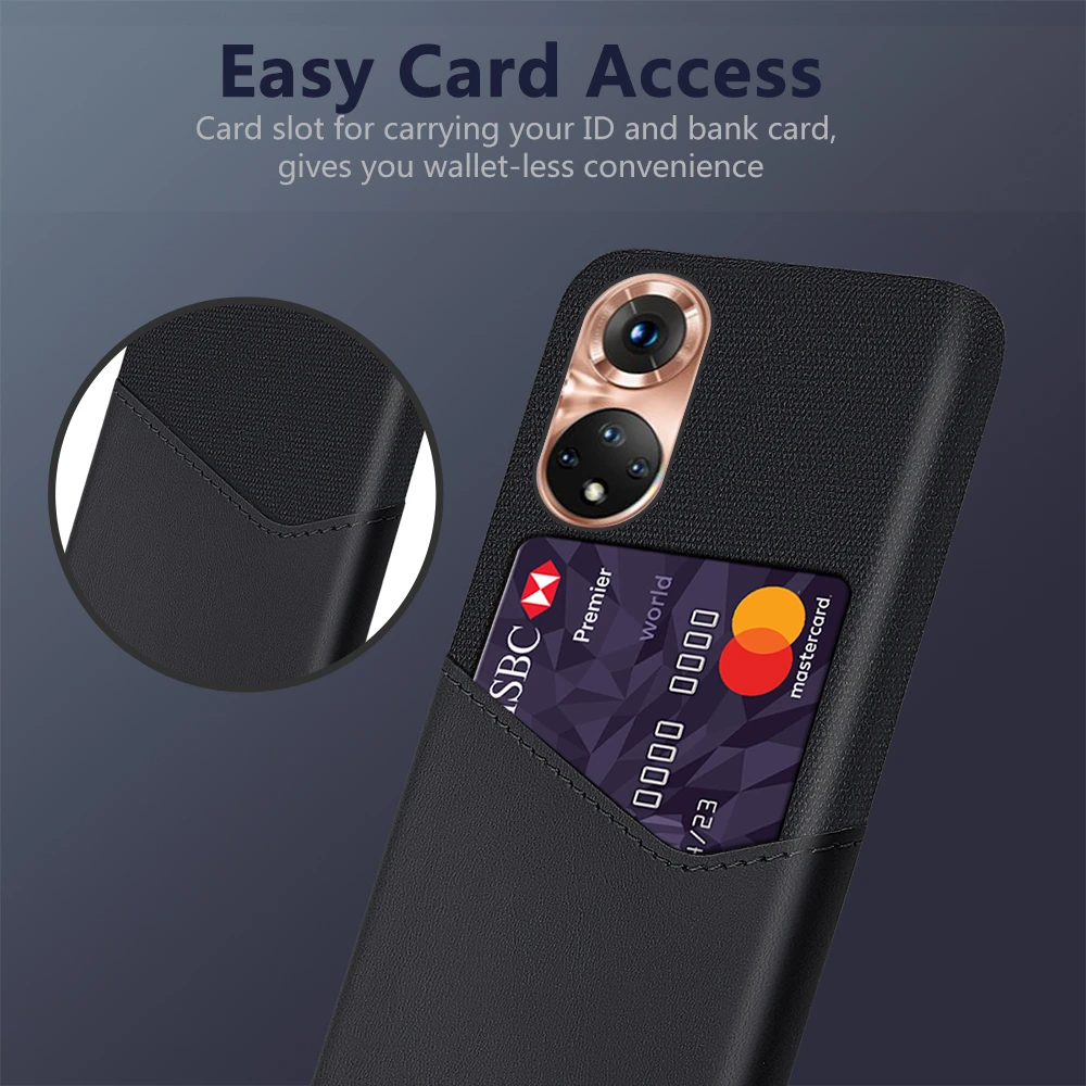 Чехол для Honor50 деловой чехол Honor 50 30 20 Pro 30S 20S 10X 10 9 Lite с отделением карт X10 Max Φ 10i 9A 9C