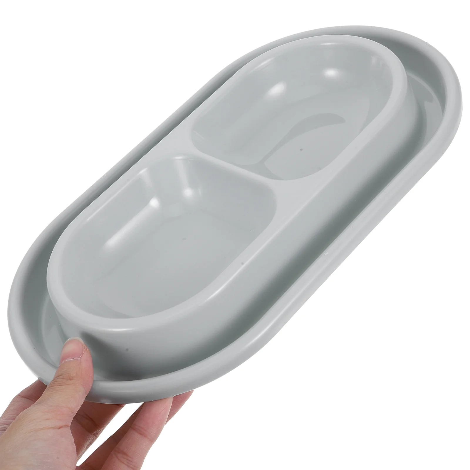 Миски для кошек с защитой от мусора домашних животных и блюда бродяга синие