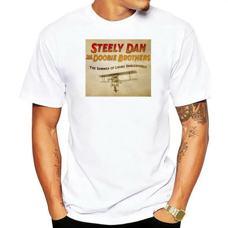 

Steely Dan The dooibrothers-Camiseta de la gira, camisa с датчиком la gira, цвет черный, новый