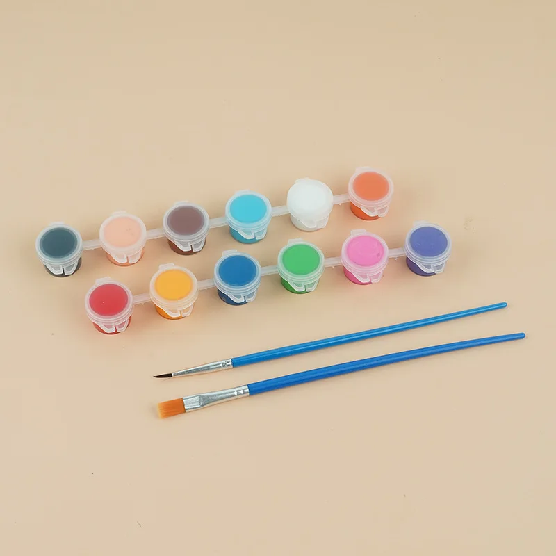 Телескопический макияж 12 цветов искусственная роспись Хэллоуин для детей