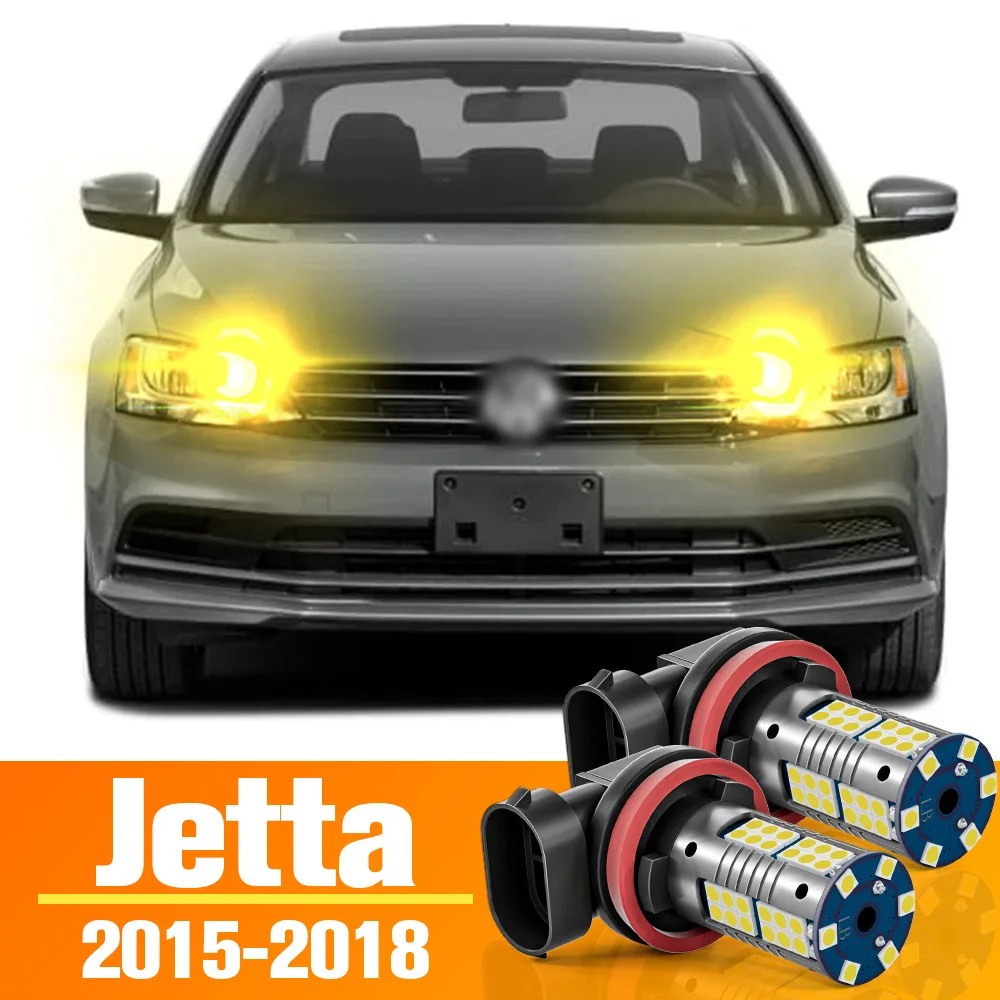 

2pcs LED Front Fog Light Bulb Accessories For VW Volkswagen Jetta 2015 2016 2017 2018