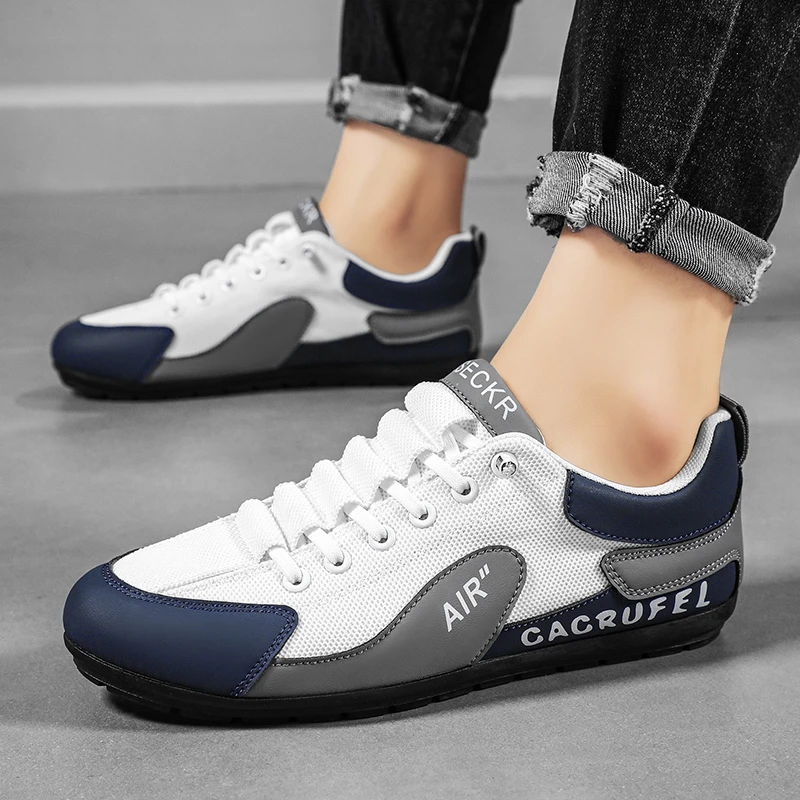 

Кроссовки мужские с вулканизированной подошвой, Повседневные Дышащие, Нескользящие, для улицы, весна-осень 2023