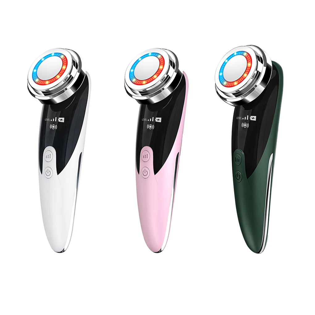 

Face Massager RF Microcurrent Mesotherapy Electroporation LED Skin Rejuvenation Remover Wrinkle Lifting Beauty