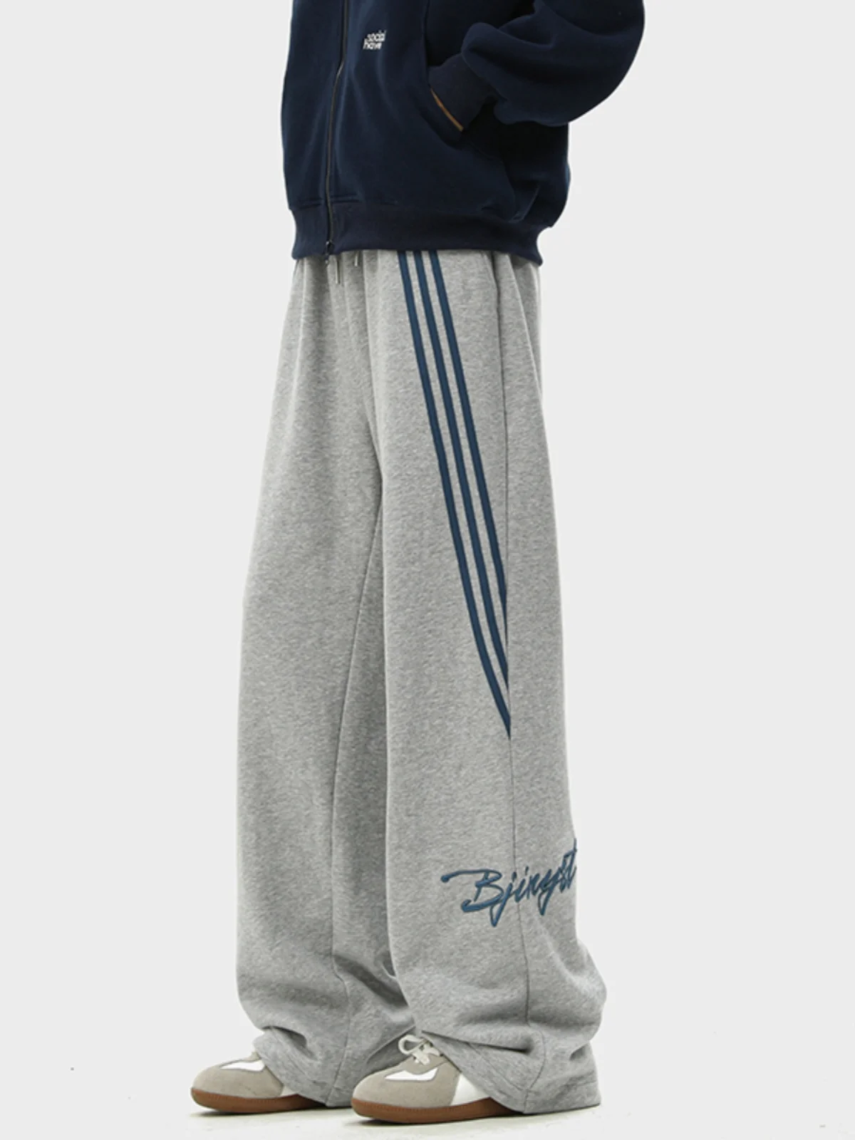 Спортивные штаны с американским буквенным принтом мужские весенне-осенние брюки