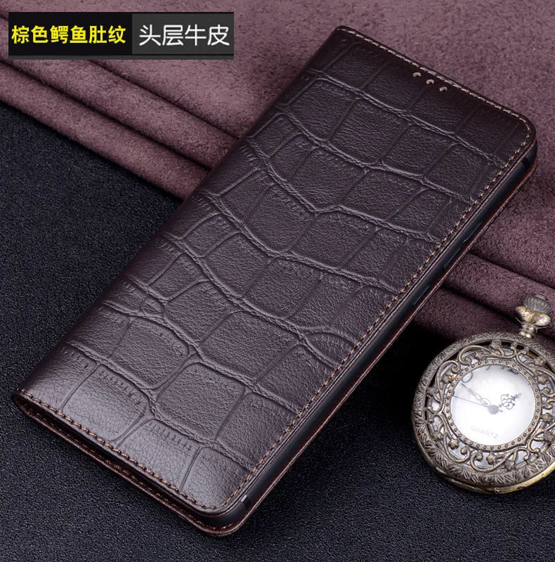 Genuine Leather Magnet Clasp Phone Case For Samsung Galaxy S22 S21 Plus Ultra A33 Kickstand Holster Cover Protective Full Funda
