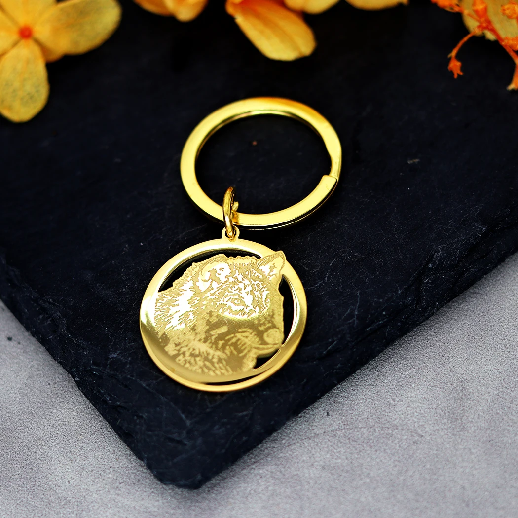 Брелок для ключей из нержавеющей стали