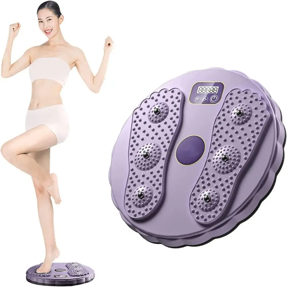 

Fitness Equipment Waist Twisting Board Gym Board Foot Massage Ab Twister Boards Display Screen Count Workout Twisting Waist Disc