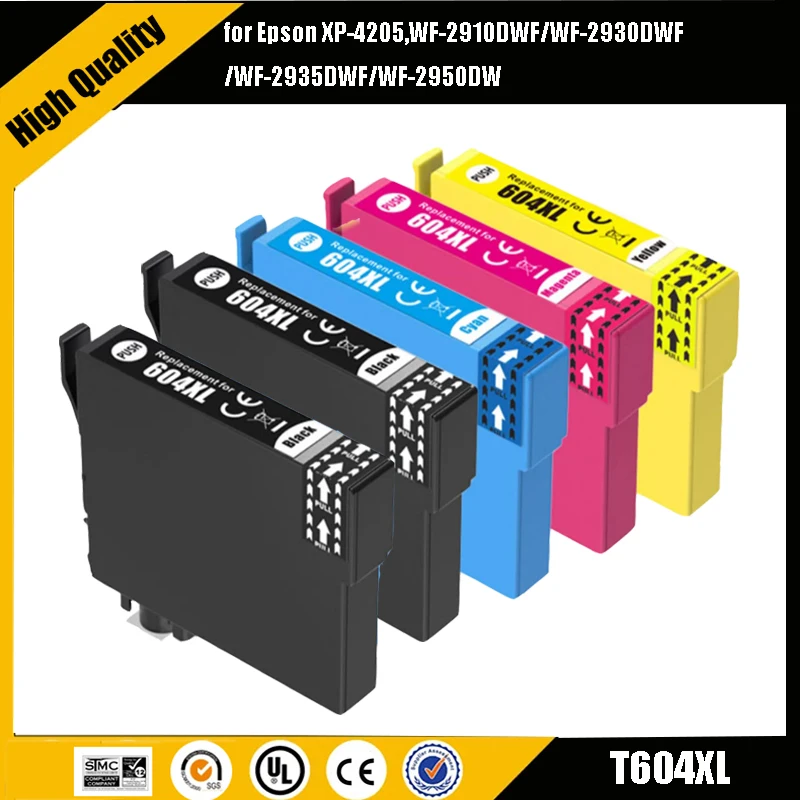 Совместимый картридж 604XL T604XL T604 604 для принтера Epson XP-2200 2205 3200 3205 4200 4205 WF-2910 2935 2930