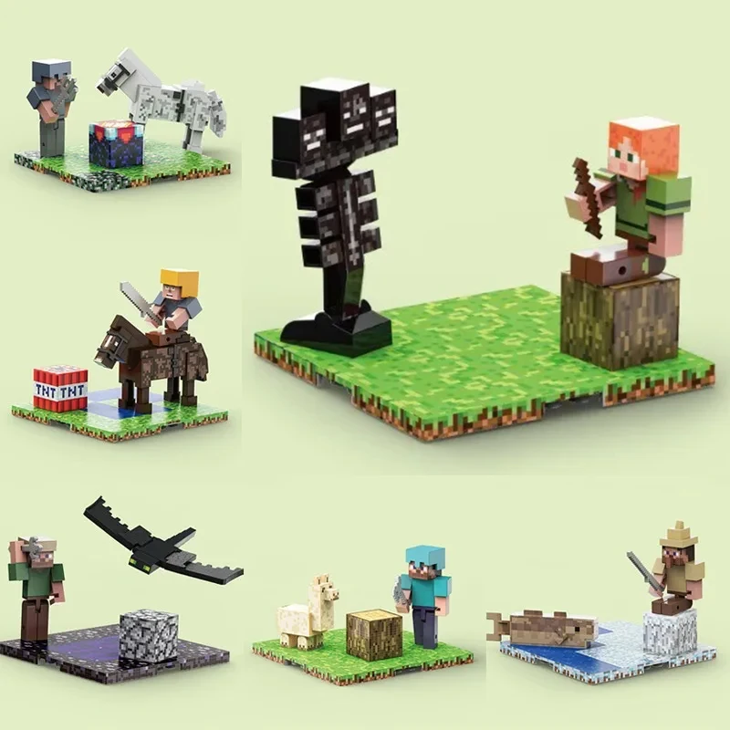 MineCraftion строительная игрушка фигурка украшение для рабочего стола игра