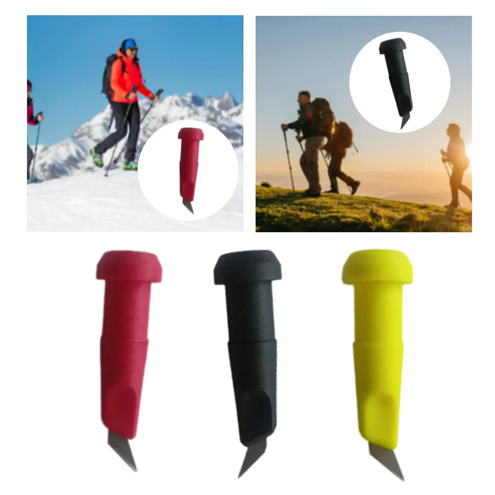 Наконечник удочки Alpenstock подходит для большинства стандартных походных палок