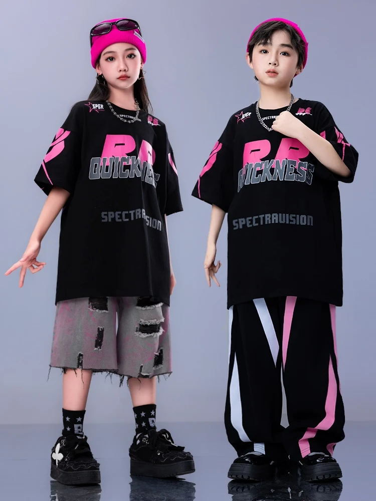 Новинка 2024 джазовые современные танцевальные костюмы для девочек свободная