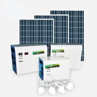 hot sales portable home solar power system 100w 200w 250w 300w panel solar lighting kits