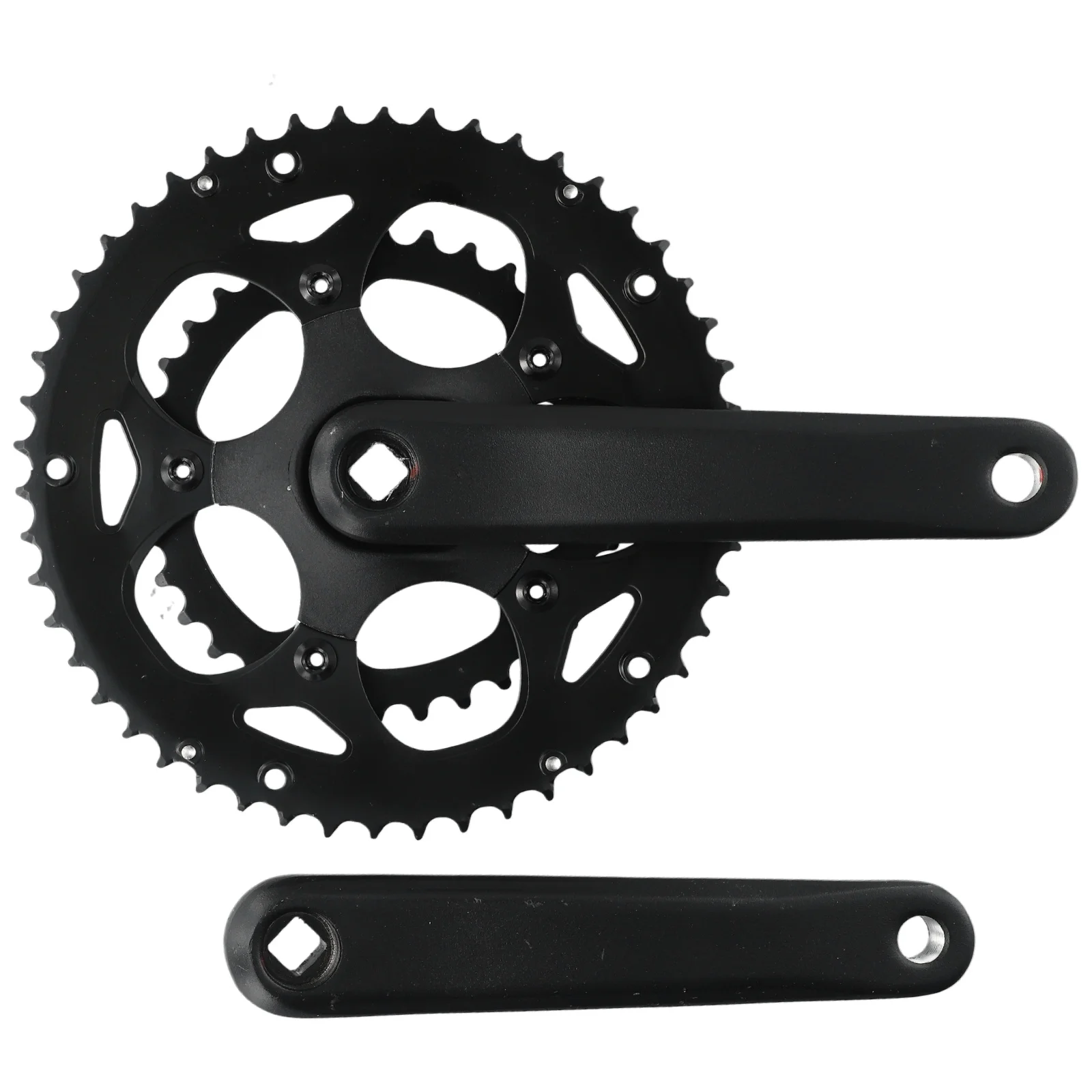 

Bike Bicycle Double Chainwheel Cranket Cycle Cycling Double Mountain Bike Road Bike Square AL6061 Aluminum Alloy
