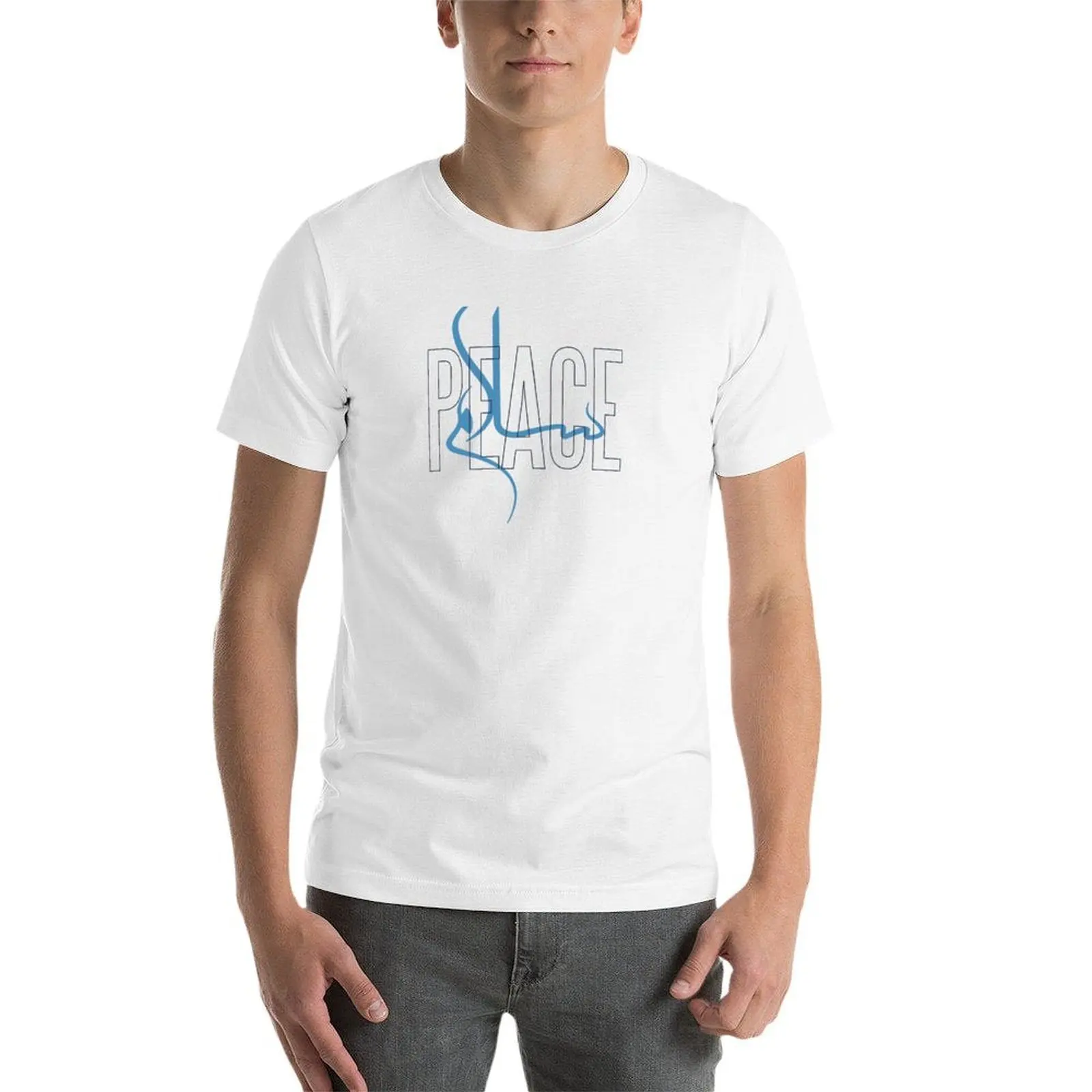 Фото Футболка SALAM PEACE, 100% хлопок, забавные футболки, мужская футболка, мужская хлопковая футболка №3