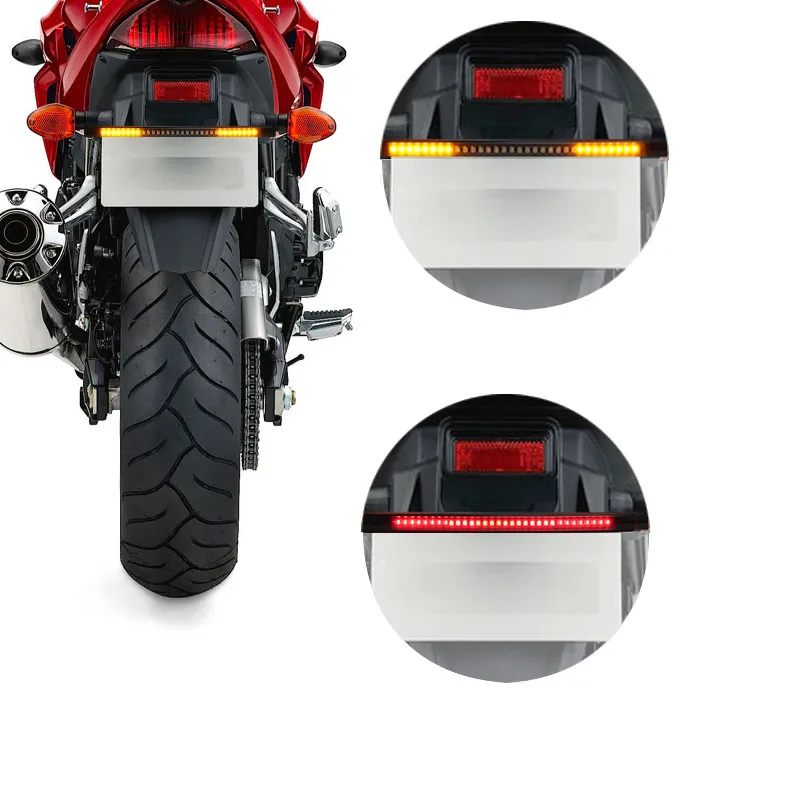 Мотоциклетный фонарь с задним стоп-сигналом поворота светодиодный Красный
