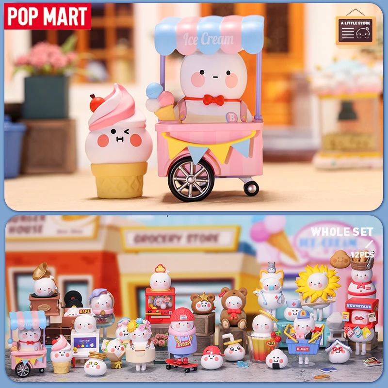

POP MART BOBO & COCO A Little Store Series глухая коробка игрушки милые фигурки героев аниме Kawaii загадочная коробка модель дизайнерская кукла
