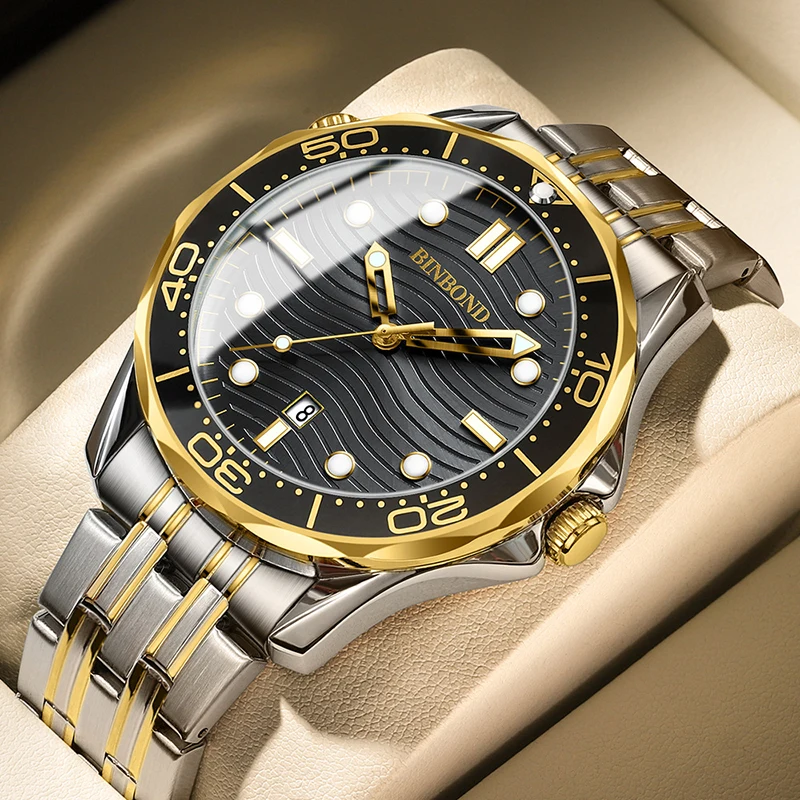 

2023 New Mens Watches Luxury Waterproof Men Quartz Wristwatches for Man Stainless Steel Watch Male Clocks Relogio Reloj Hombre