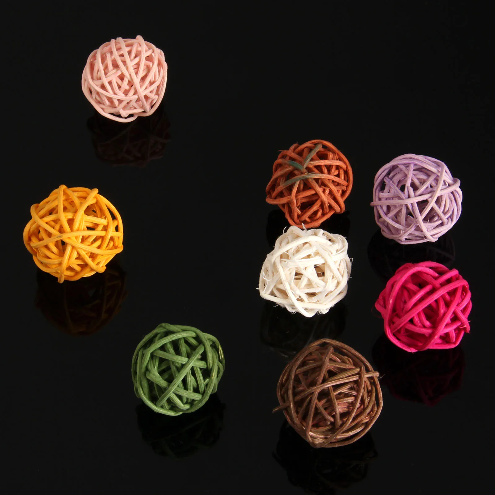 10 шт Красочные ротанговая Пальма клубок строка Гостиная светильник Фея лампы