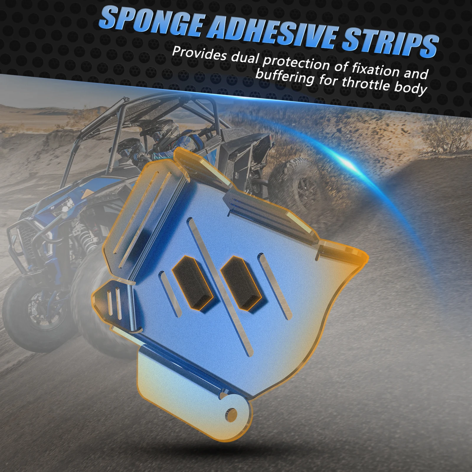 Для Polaris RZR XP защитная крышка корпуса дроссельной заслонки алюминиевый