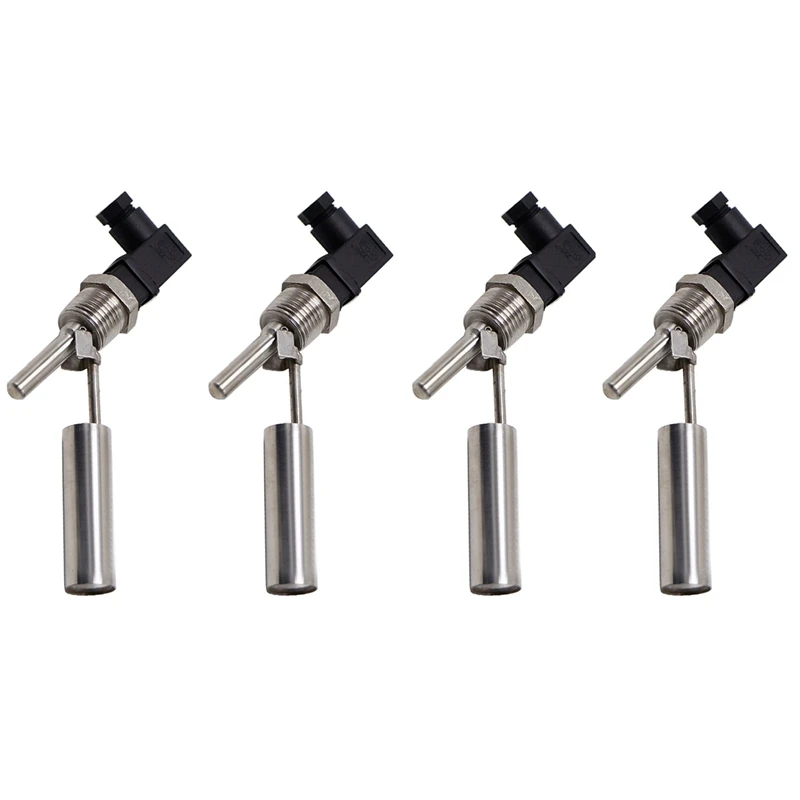

New 4PC Liquid Float Water Level Sensor Side Mount Float Switch Safe Stainless Steel Under 220V