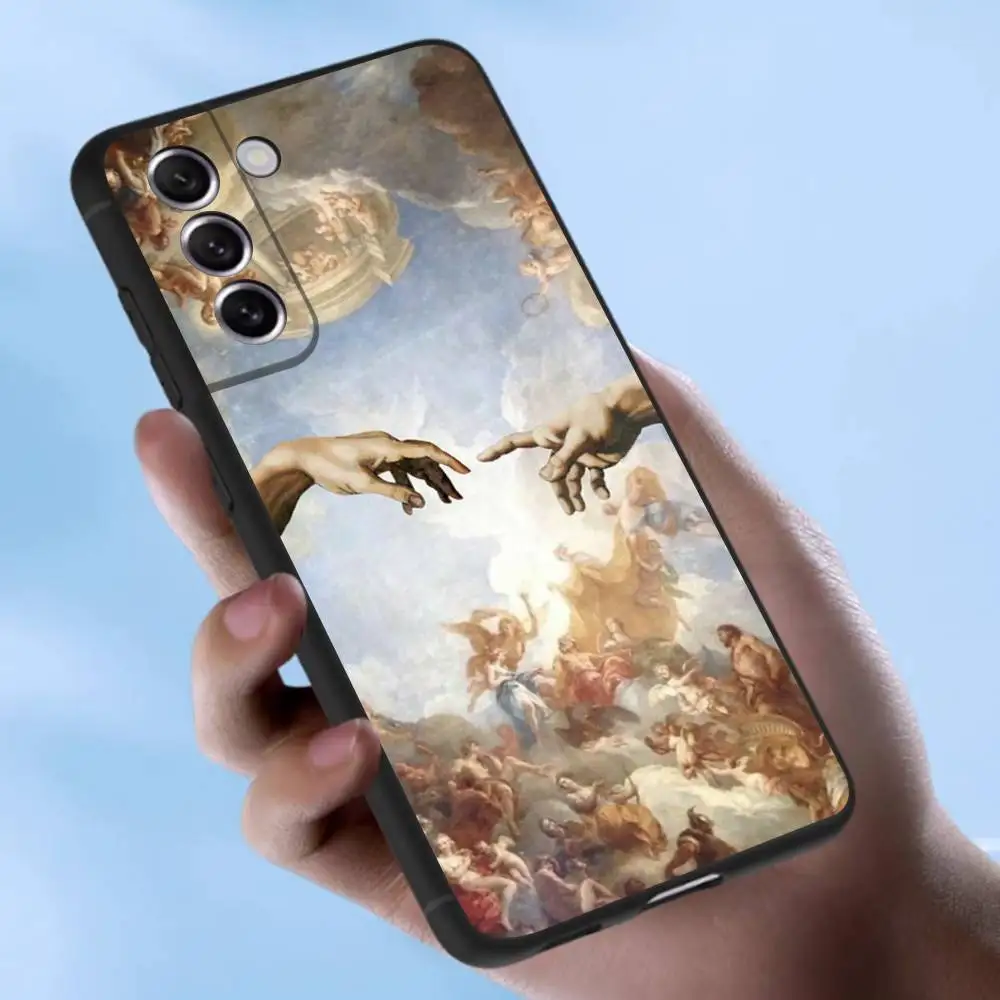 Фото Чехол с рисунком эпохи Возрождения для Samsung Galaxy Case S25 S23 S22 S21 S30 S20 S10 Ultra Plus FE Мягкий чехол из ТПУ №2