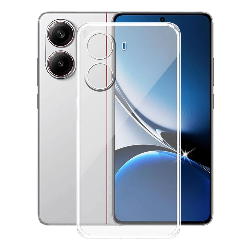 Для Xiaomi Redmi Turbo 4 3 Turbo4 Turbo3 5G задняя крышка чехол для телефона прозрачный тонкий ТПУ