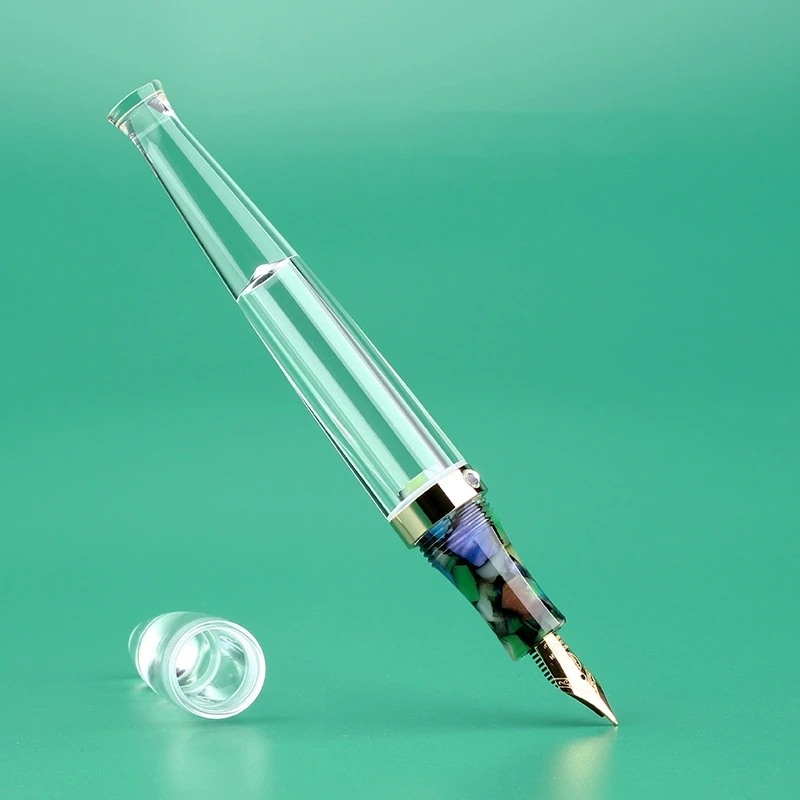 

Resin Store Moonman Large Gift Capacity Transparent Ink Ink Pen Dropper 0.38mm/0.5mm Iridium Pen Fountain Writing