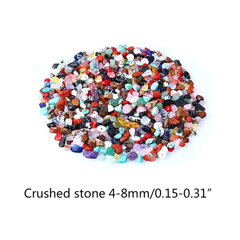 

400Pcs Small Jewelry Stone Bracelet Necklace Making Accessories Crafting Beading Decoration DIY Craft Findings Matrial