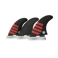 upsurf fcs 2 fin surfboard fins surfboard double tabs 2 m fins tri set honeycomb carbon double tabs 2 fin red color