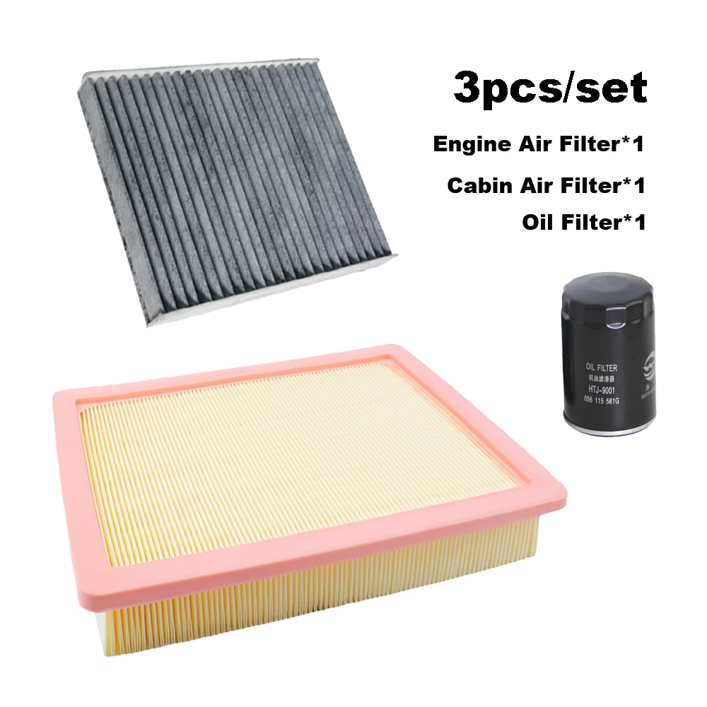 Набор фильтров из 3 шт. для ISUZU D-MAX (2-го поколения) 2023 2024 2.5TDI-дизельный двигатель переменного тока, аксессуары для воздушного масляного фильтра, запасные части