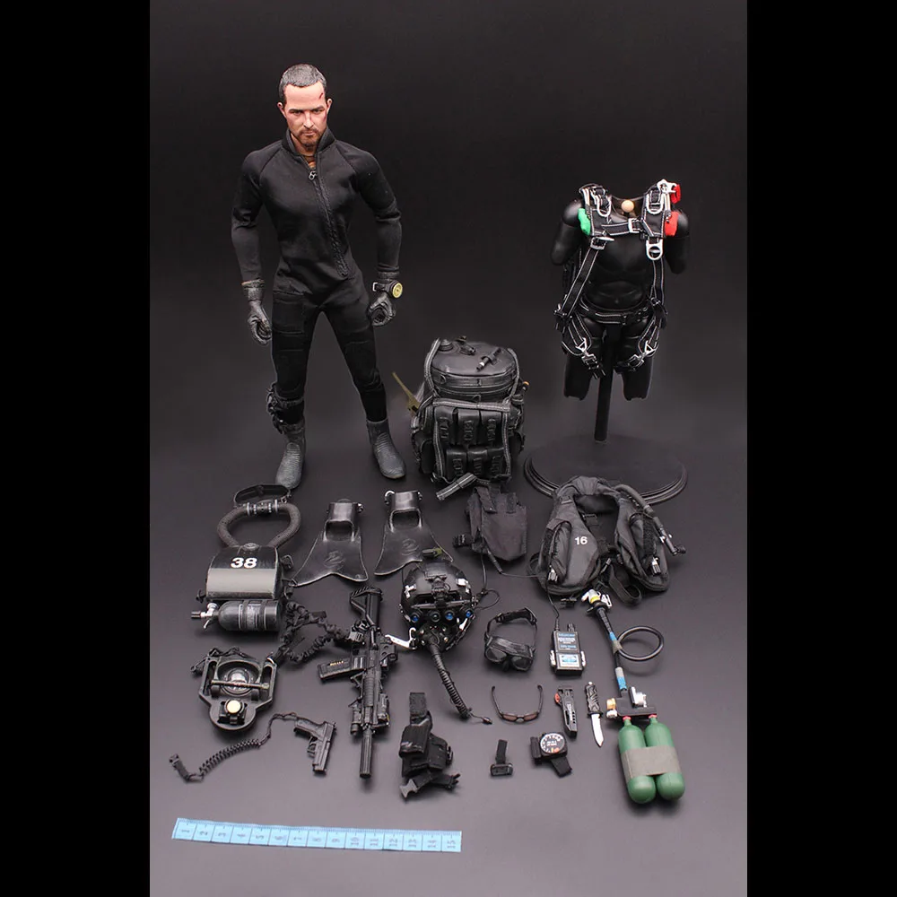 

In Stock Mini Times Toys M004 1/6 Scale Navy Seal Halo UDT Jumper Male Soldier Action Figure Model 12'' Full Set Collection Gift