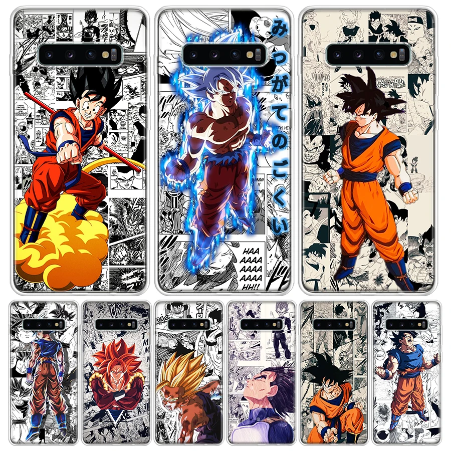 

Anime Dragon Ball Manga For Samsung Galaxy S10 Plus S20 FE S21 S22 Ultra Phone Case S10E S8 S9 + S7 Edge J4 Housing Shell Coque